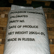 25 kg Potassium carbonate